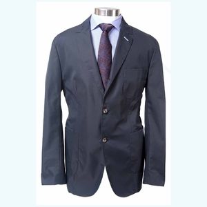 V K Nagrani new black cotton sport coat sz 56 Eu